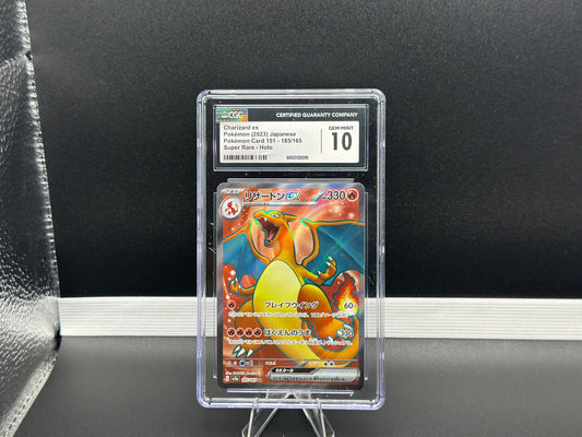 Charizard ex 185/165 – Japanese – CGC 10