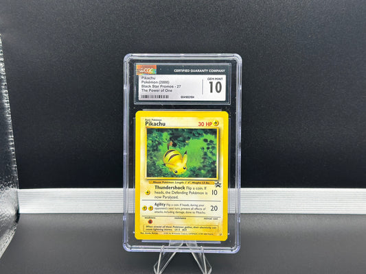 Pikachu – Black Star Promo #27 – English – CGC 10