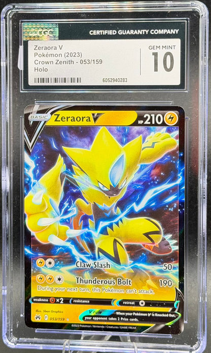 Zeraora V 053/159 – Japanese – CGC 10