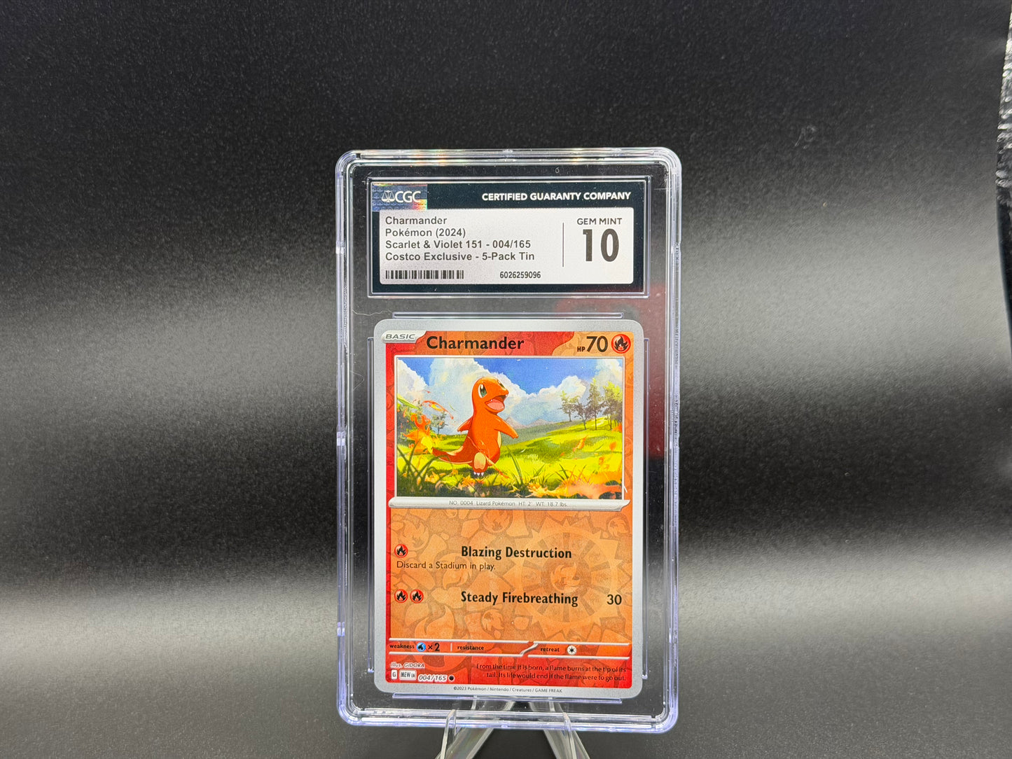 Charmander 004/165 – English – CGC 10