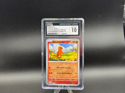 Charmander 004/165 – English – CGC 10