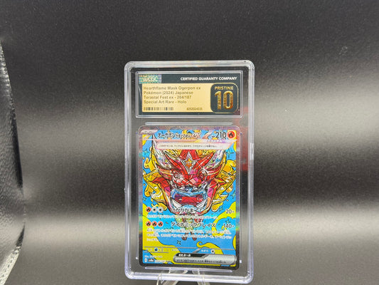 Heartflame Mask Ogerpon ex 204/187 – Japanese – CGC Pristine 10