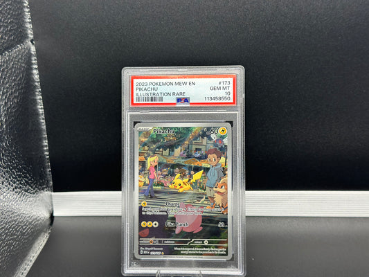 Pikachu (Pokémon 151) #173 – English – PSA 10
